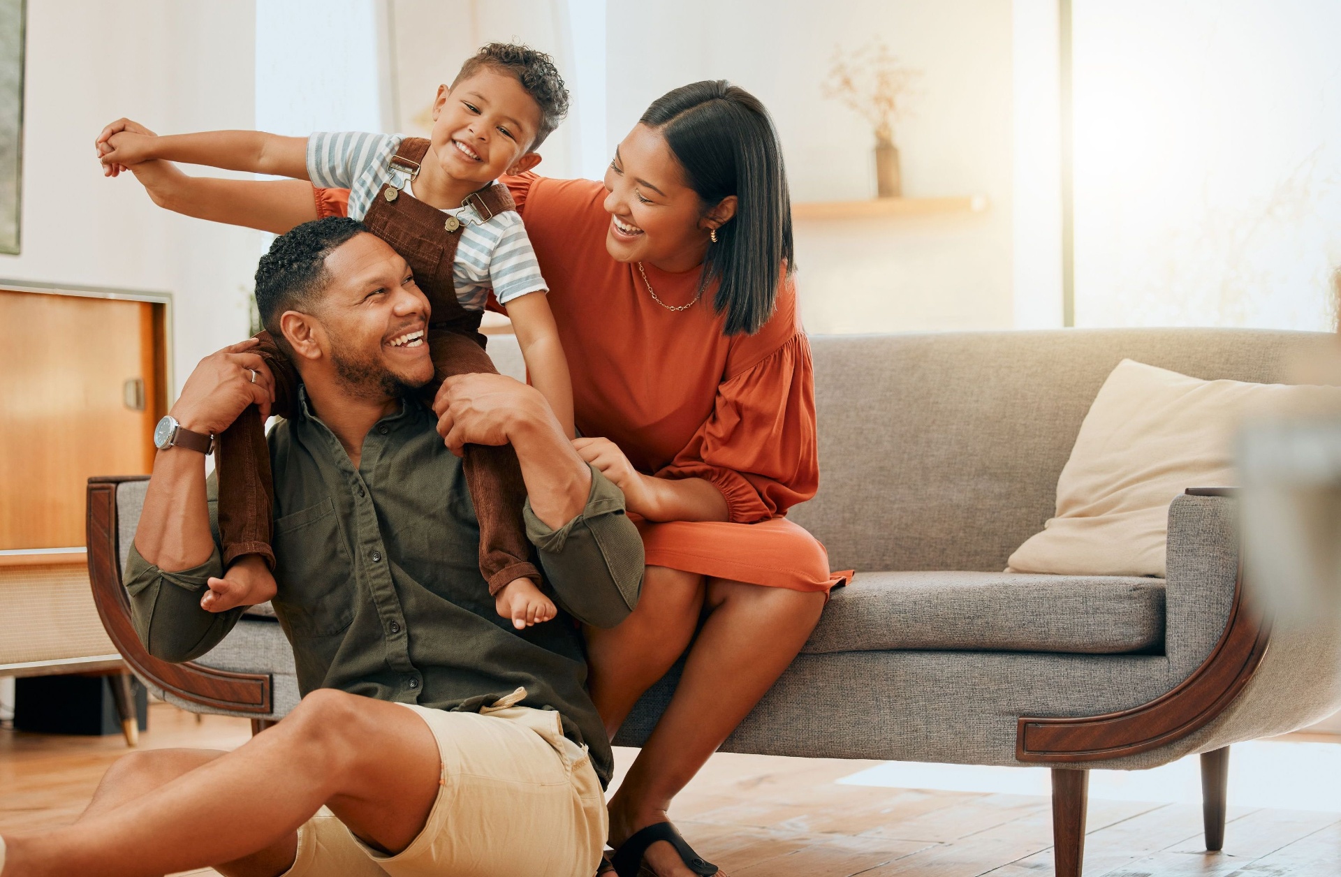 Smiling multi-generational family — general dentistry patients in Wilmington DE